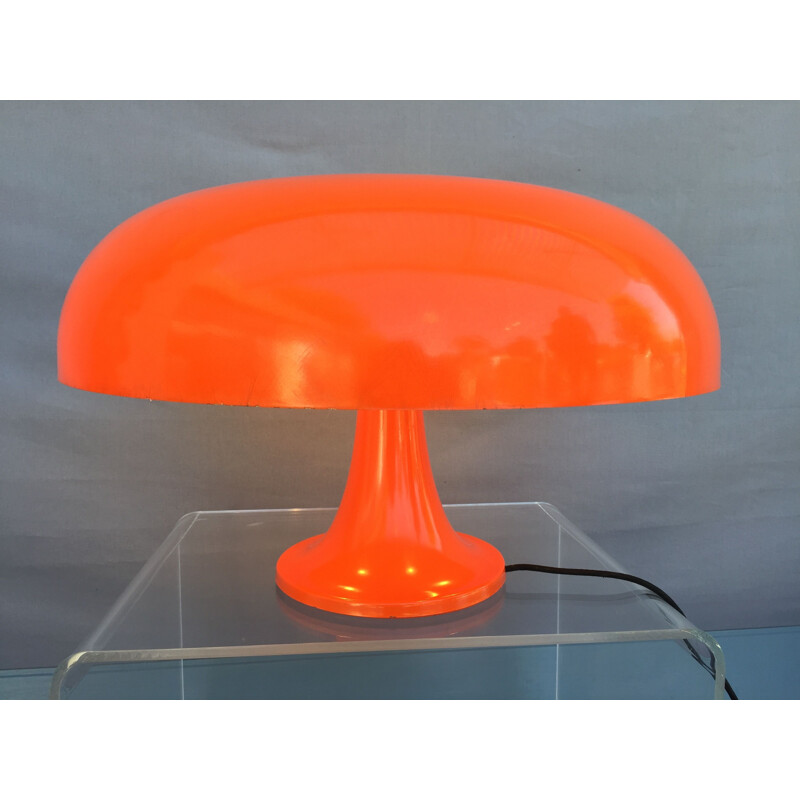 Vintage orange Lampe "Nesso" von Artemide