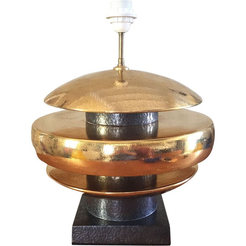 Lampe vintage Shogun en céramique de François Chatain