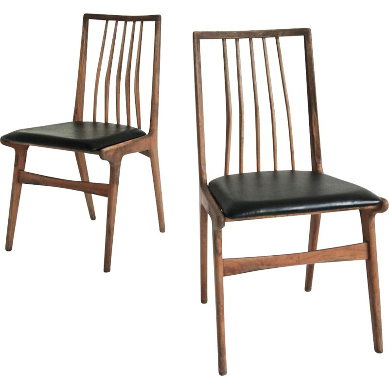 Set of 2 Vintage Windsor chairs from Stol, 1960s