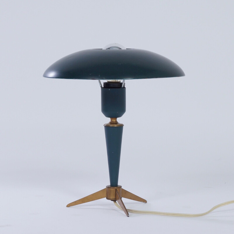 Lampe de table vintage "Bijou" à trépied de Louis Kalff pour Philips, 1950