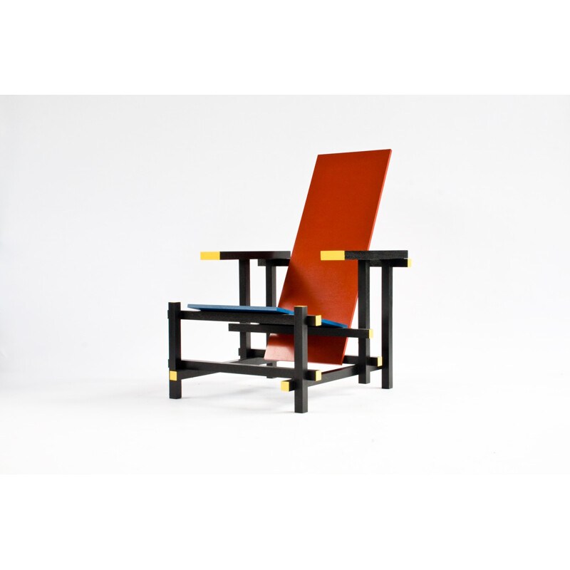 Chaise rouge et bleue", Gerrit RIETVELD - 1930