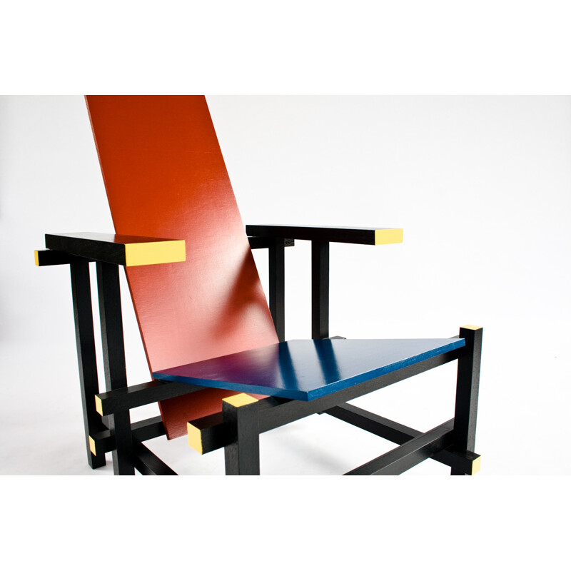 Chaise rouge et bleue", Gerrit RIETVELD - 1930