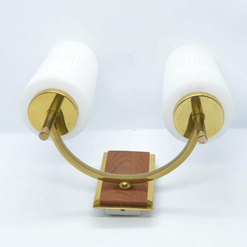 Vintage Double wall lamp, Schneider Leuchte, Germany, 1960s