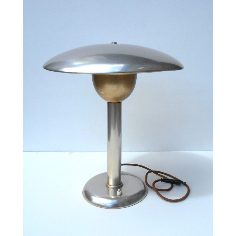 Vintage Ministerial art decò table lamp, Italian 1930