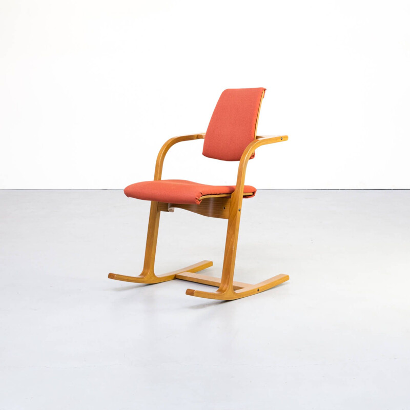 Rocking chair vintage ergonomique "Actulum" pour Stokke Fabrikker AS  Scandinavian 2005