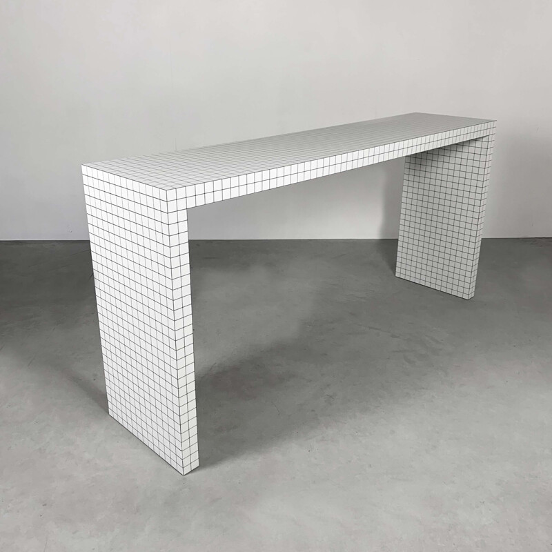 Vintage Quaderna ConsoleWall Table by Superstudio for Zanotta,1970s