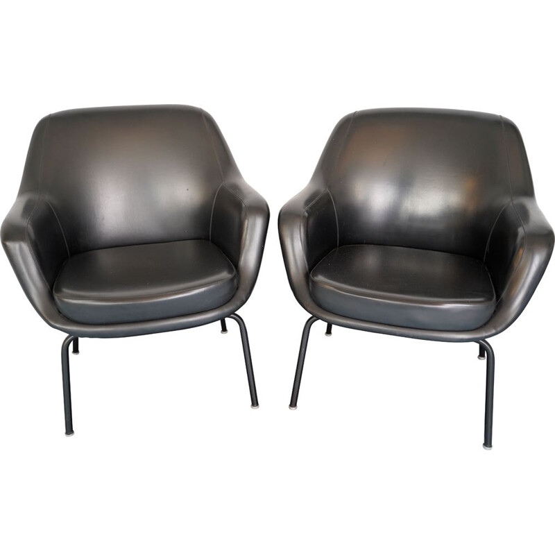 Par de poltronas vintage Olli Mannermaa de Cassina, Itália 1960