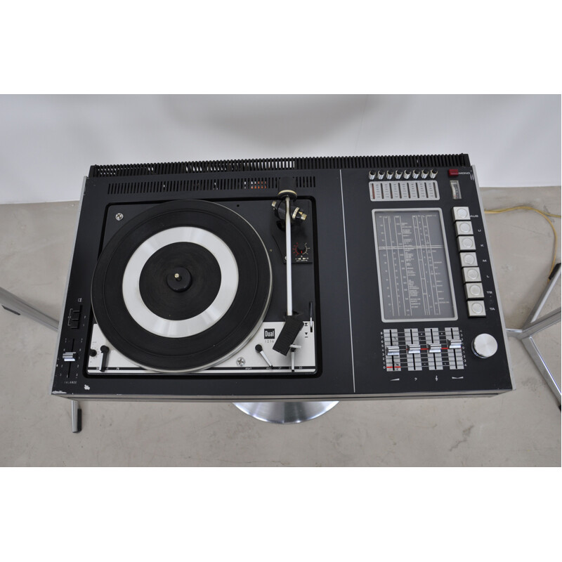 Paire de baffle vintage Grundig Compact System Studio 2000 D HiFi Stereo 4D  1972