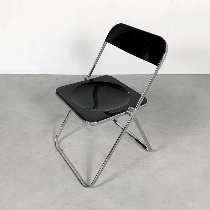 Vintage Plia folding chair by Giancarlo Piretti for Castelli, 1960s