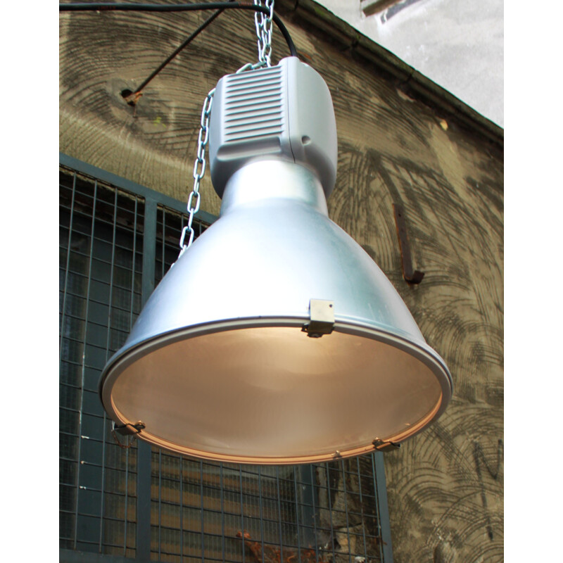 Lampe industrielle vintage en aluminium