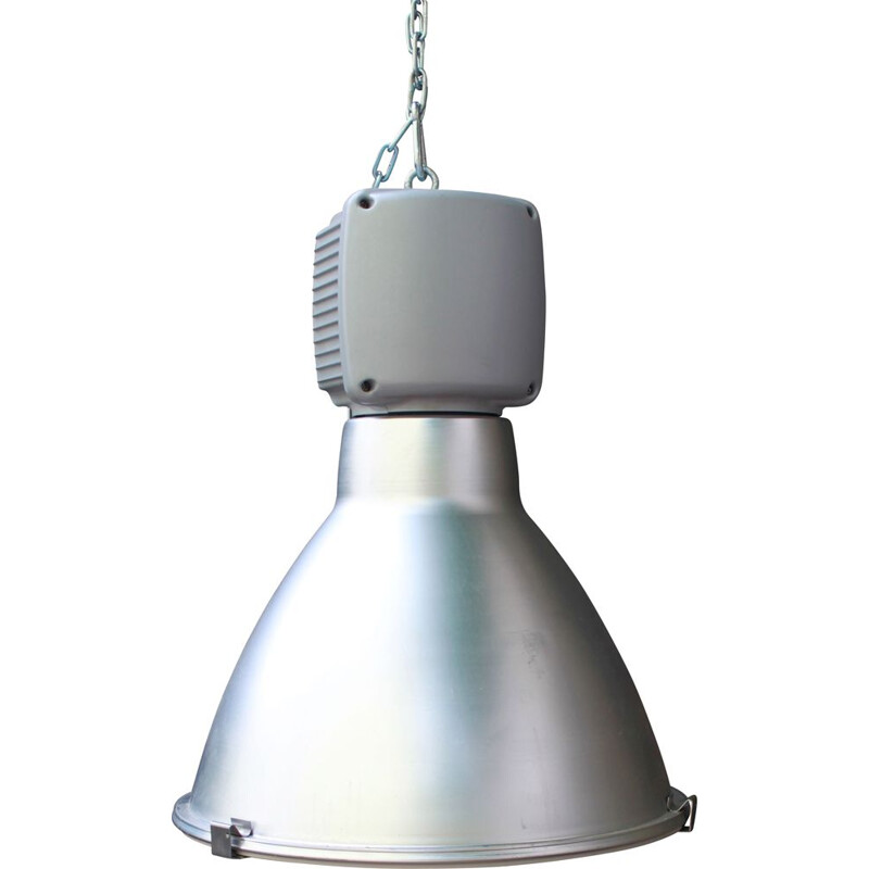 Vintage industrial aluminium lamp