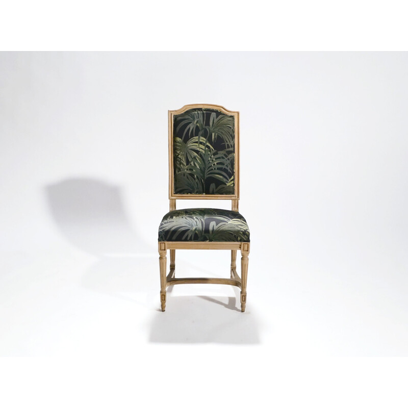 Set van 6 vintage Louis XV stoelen 1950