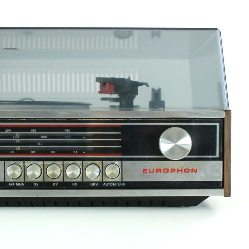 Gramophone Radio vintage Europhone Rdg 3000, Italy 1970
