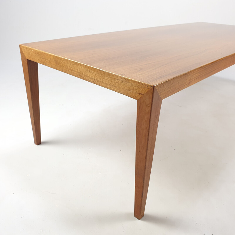 Mesa de café Vintage de teca de Severin Hansen para Bovenkamp, Dinamarca Anos 60