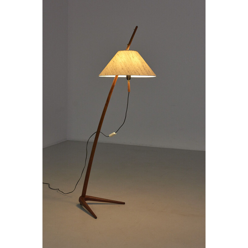 Vintage 'Dornstab' Floor Lamp by J. T. Kalmar, Austria 1940s