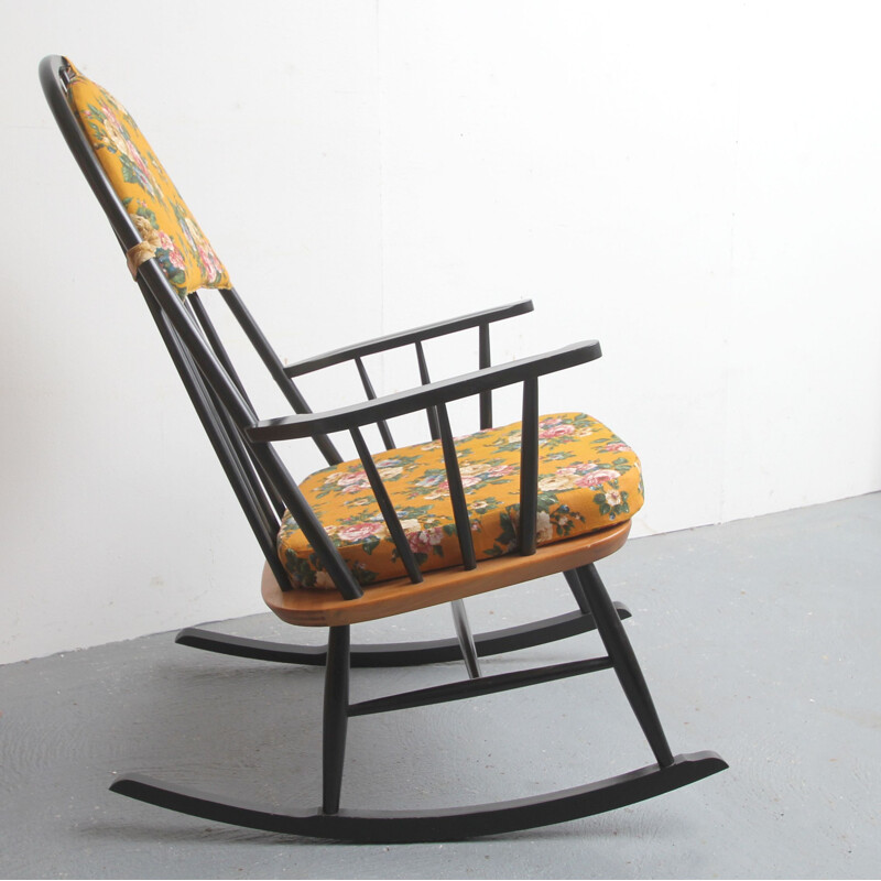 Scandinavische vintage schommelstoel 1950
