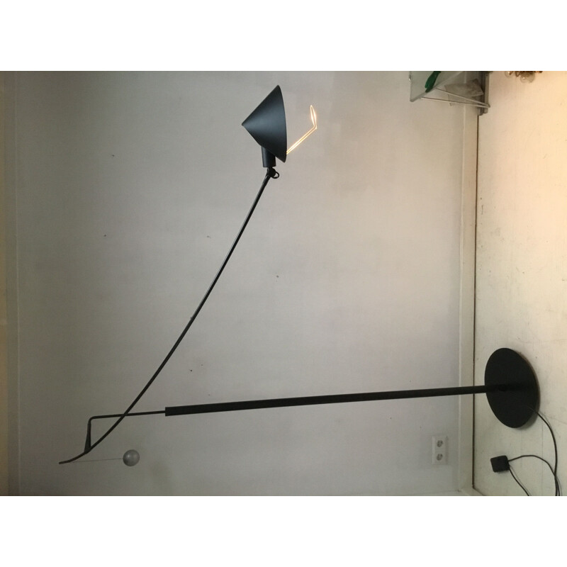 Vintage Nestore counterweight floor lamp by Carlo Forcolini for Artemide,  1980