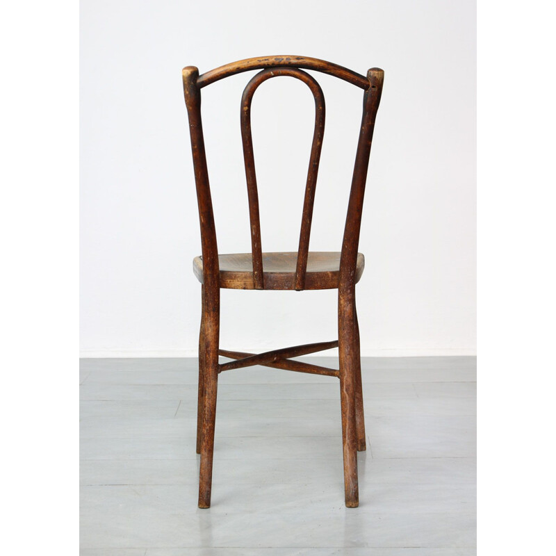 Chaise vintage en bois courbé de Johann Kohn and Co 1930