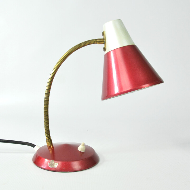 Lampe de bureau vintage par Erpe Belgique 1950
