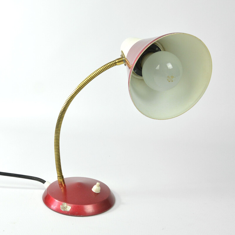 Lampe de bureau vintage par Erpe Belgique 1950