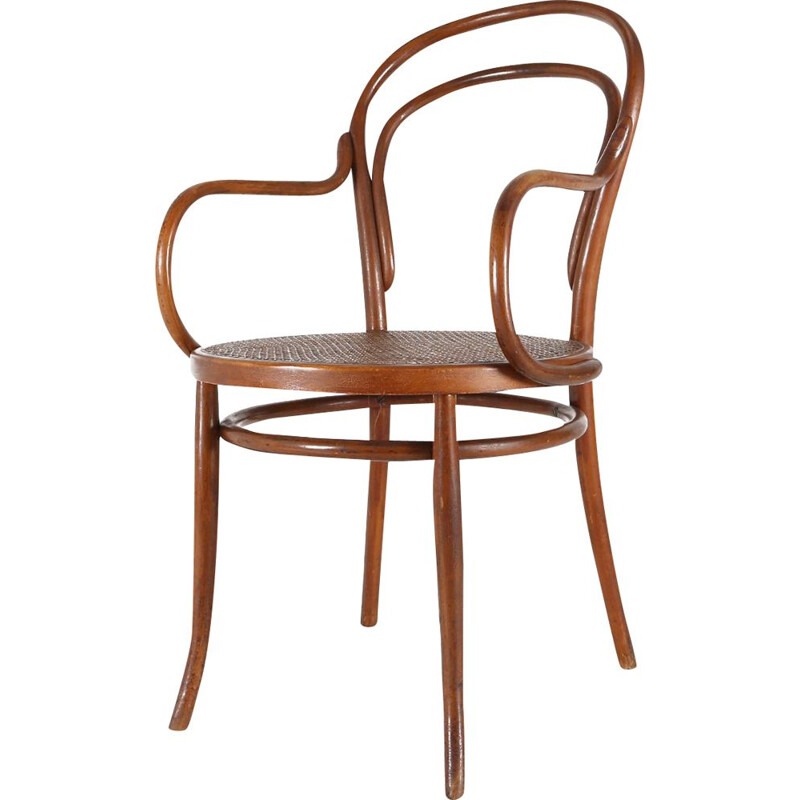 Vintage-Stuhl im Thonet-Stil 1950