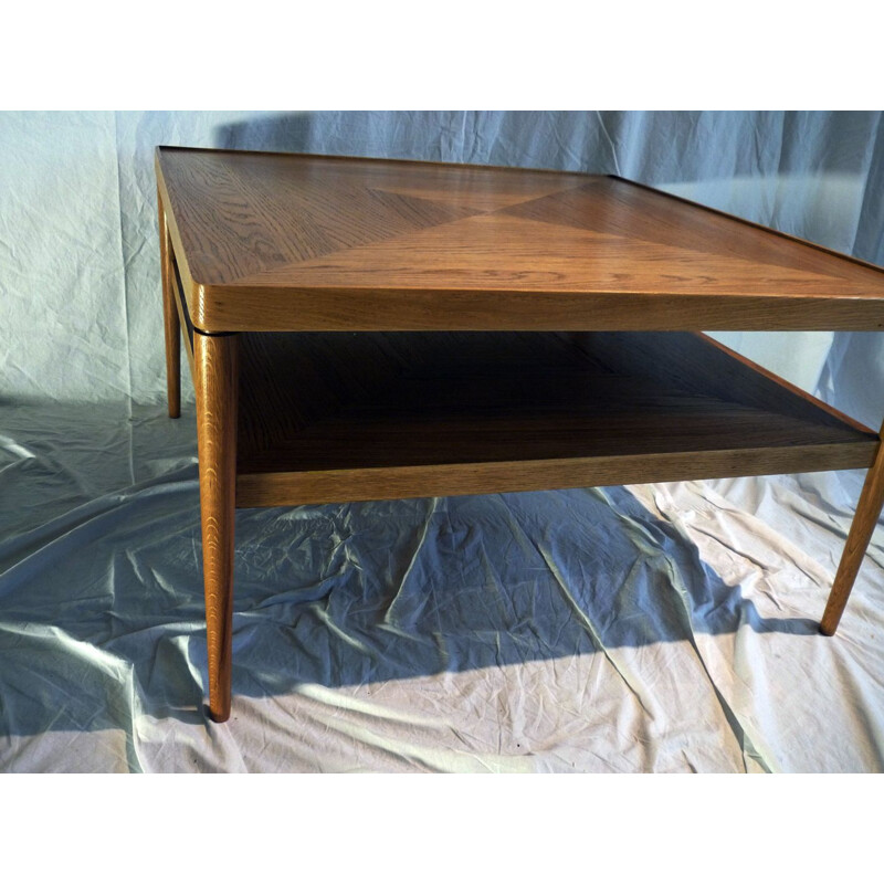Vintage Stockholm oakwood coffee table for Ikea, 1990