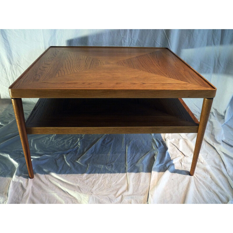 Vintage Stockholm oakwood coffee table for Ikea, 1990