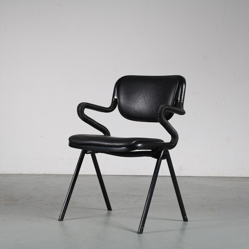 Mid century "Vertebra" chair by Emilio Ambasz & Giancarlo Piretti for  Castelli, Italy 1980s