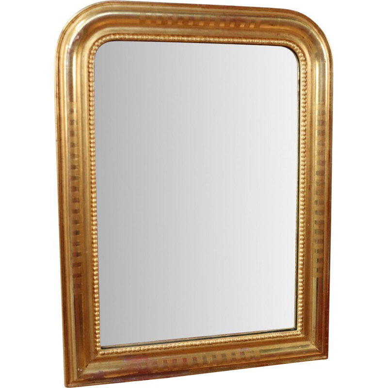 Vintage Louis Philippe gilded mirror