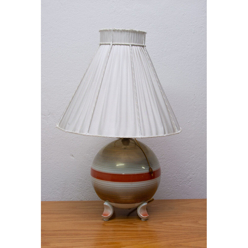Lampe de table vintage art déco en porcelaine de Rosenthal, Allemagne 1930