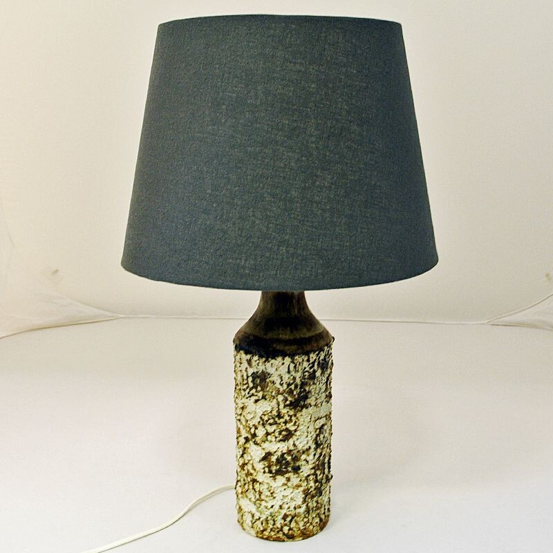 Vintage ceramic table lamp by Bruno Karlsson for Ego, Sweden 1970