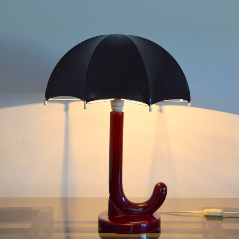 Lampada a ombrello vintage, 1980