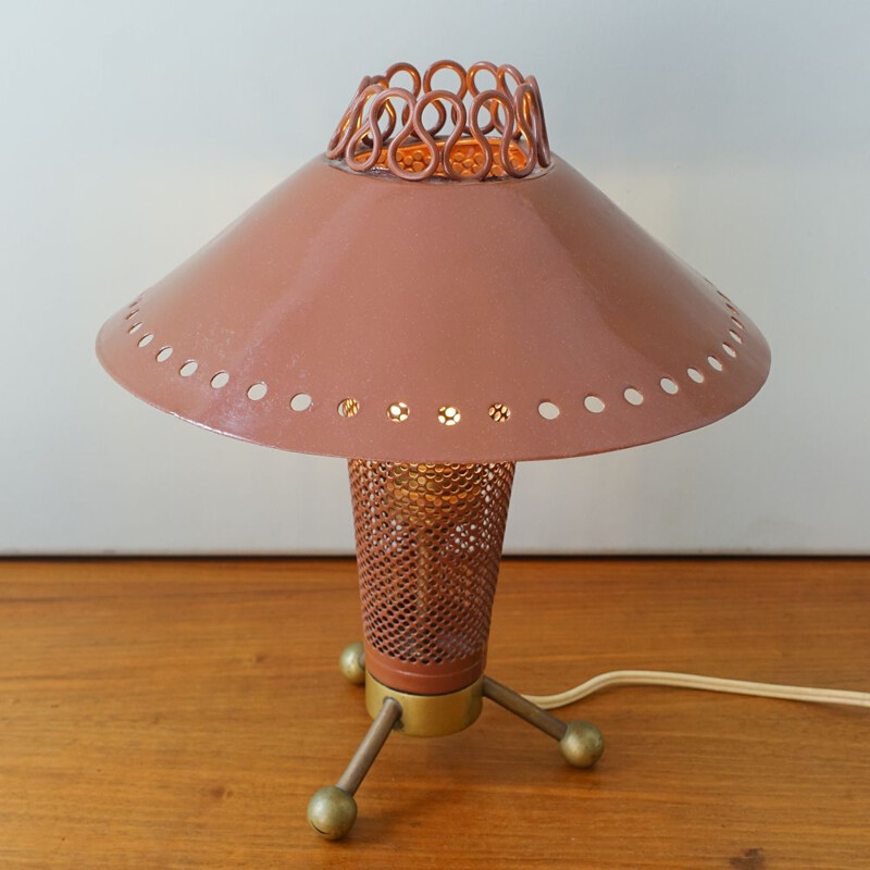 French mid-century Sputnik table lamp by Kobis & Lorence, 1950s