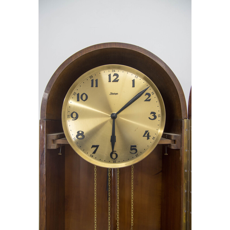 Horloge sur pied Art Déco vintage par Kieninger
