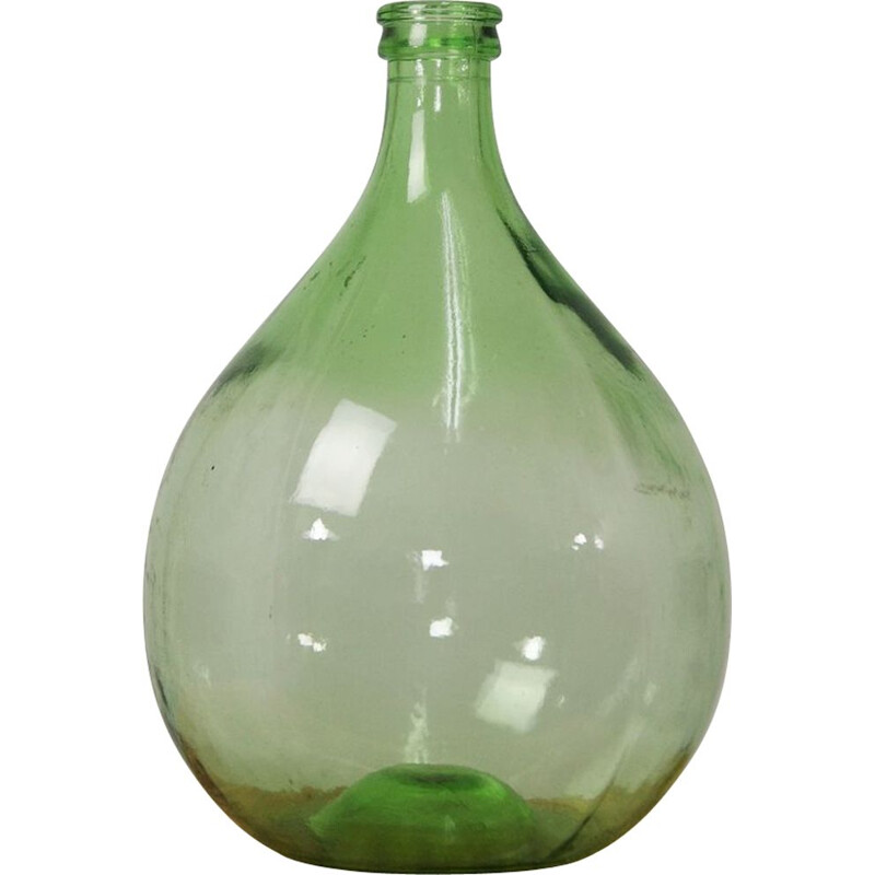 Vintage Demijohn glass bottle