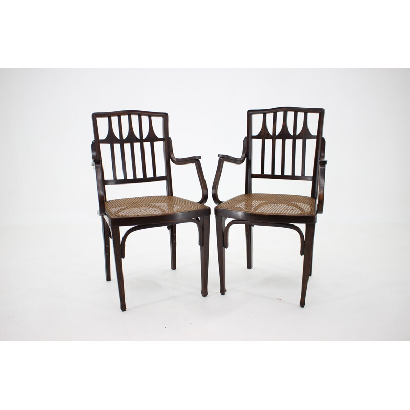 Ein Paar Vintage-Sessel von Koloman Moser für J