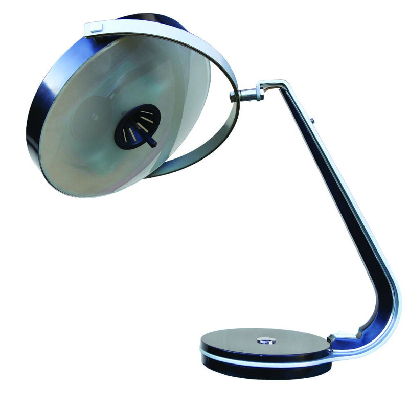 Vintage Fase lamp in black and gray, 1960
