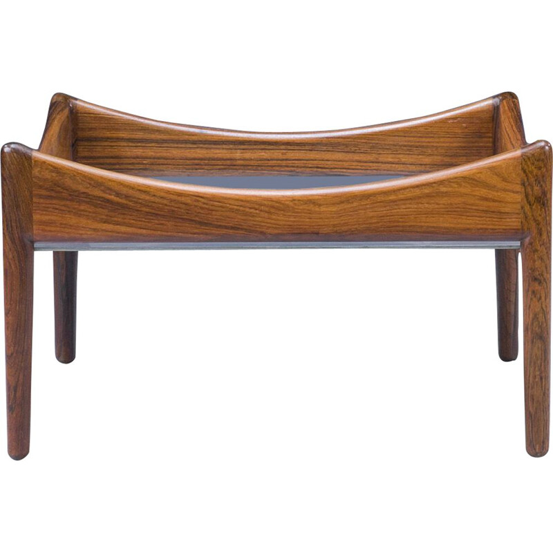 Table basse vintage en palissandre de Kristian Vedel pour la fabrique de meubles  Søren Willadsen, 1960