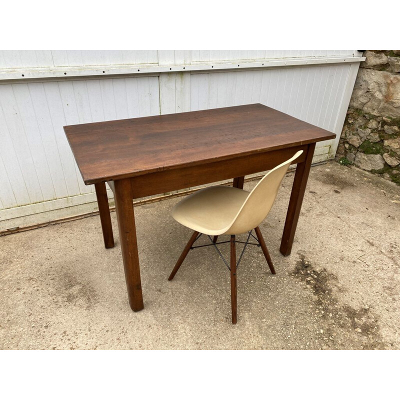 Mesa de cozinha em madeira maciça Vintage