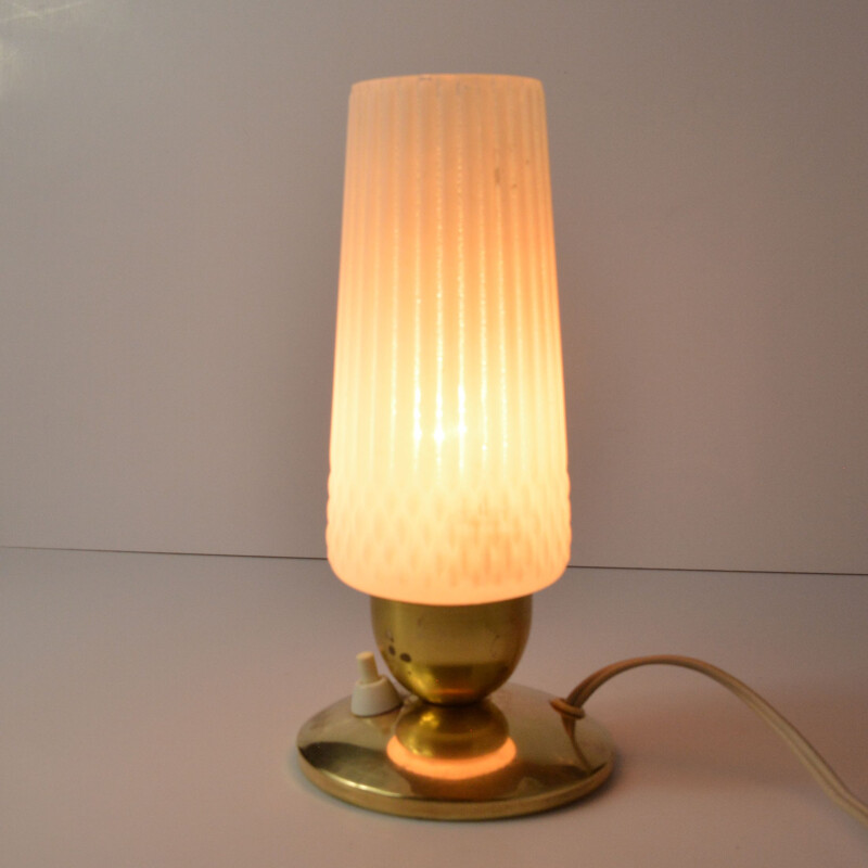 Eeuwigdurend Raad kiezen Vintage nachtlamp van ElektroRausendorf Bautzen, Duitsland 1960
