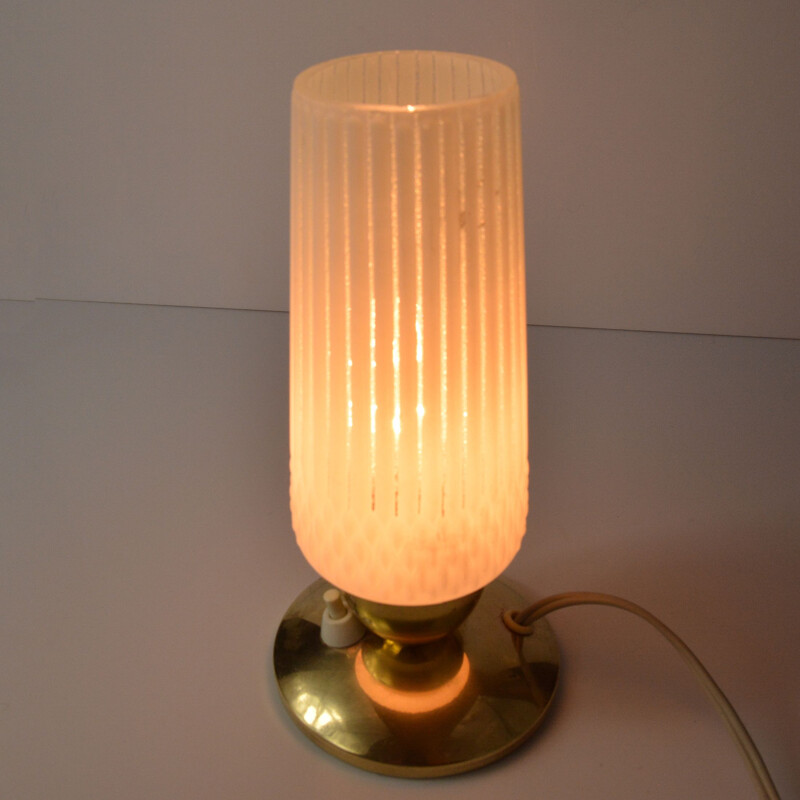 Vintage nachtlamp van ElektroRausendorf Bautzen, Duitsland 1960