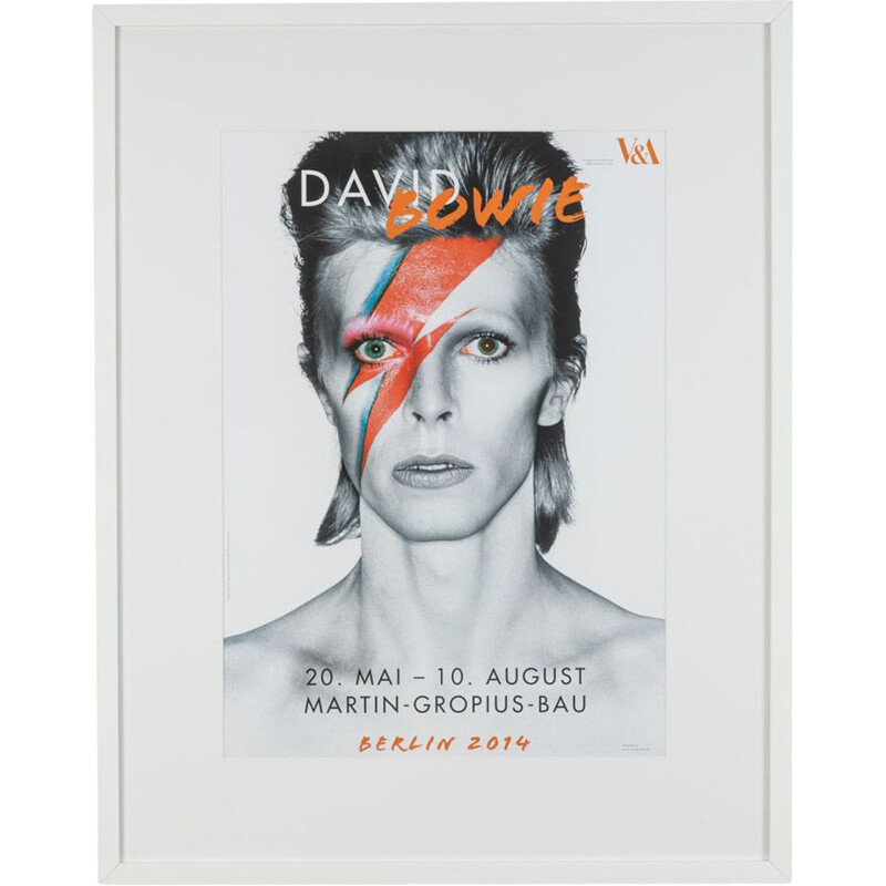 Affiche d'exposition vintage "David Bowie"