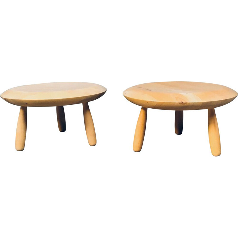 Paire de tables d'appoint vintage "Karljohan" par Christian Hallerod pour  Ikea Ps, 1990