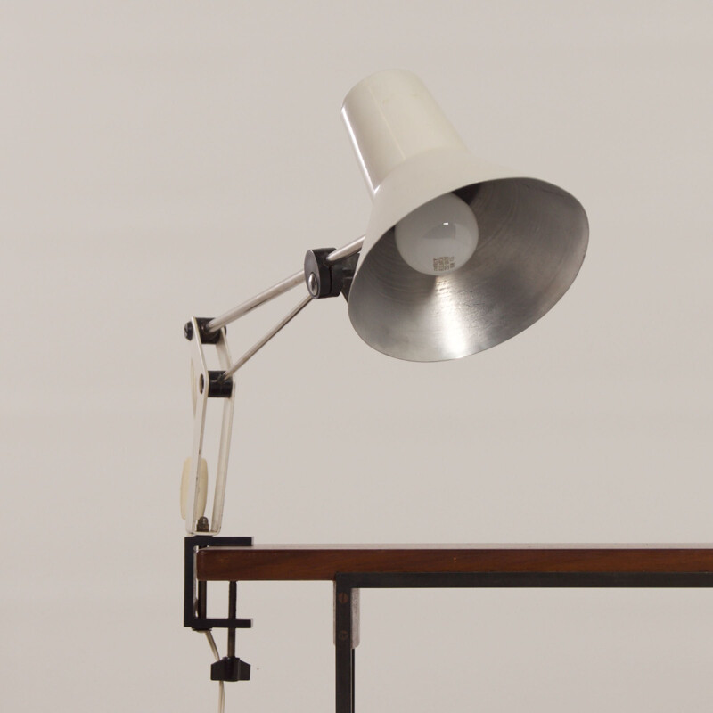 schroot bijzonder De lucht Vintage bureaulamp met clip "0163" van Ikea, Zweden 1980