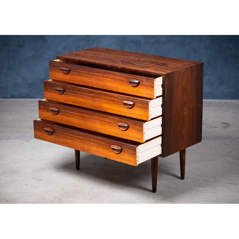 Mid-century chest of drawer in rosewood by Kai Kristiansen for Feldballes  Møbelfabrik, Denmark 1960s