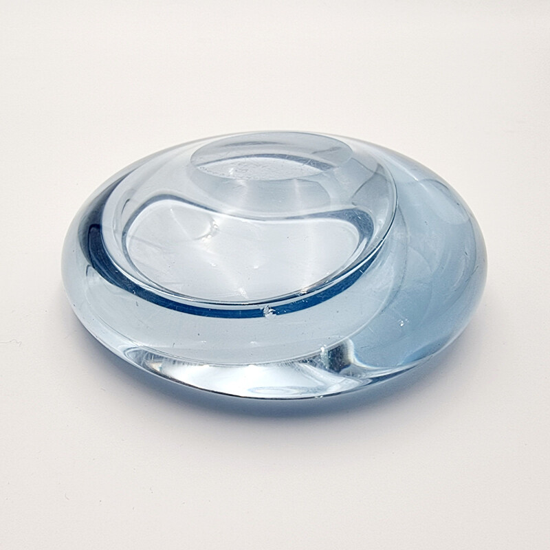 Vintage glass bowl by Per Lütken for Holmegaard, Denmark 1960