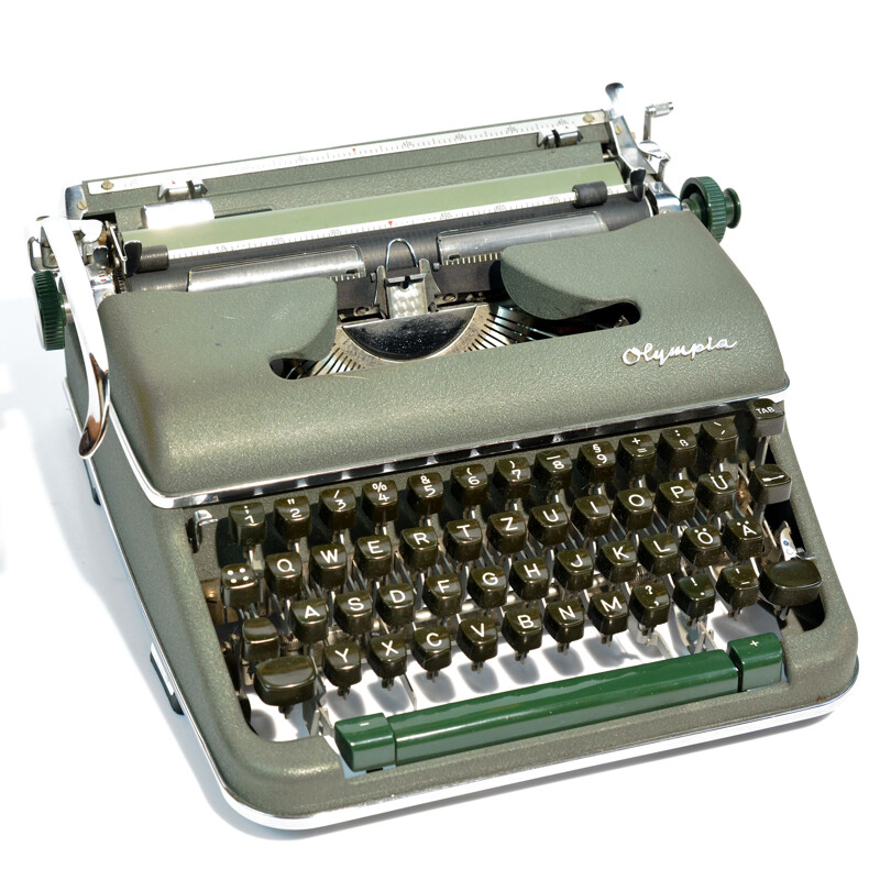 Vintage-Schreibmaschine von Olympia Wilhelmshaven, Deutschland 1953