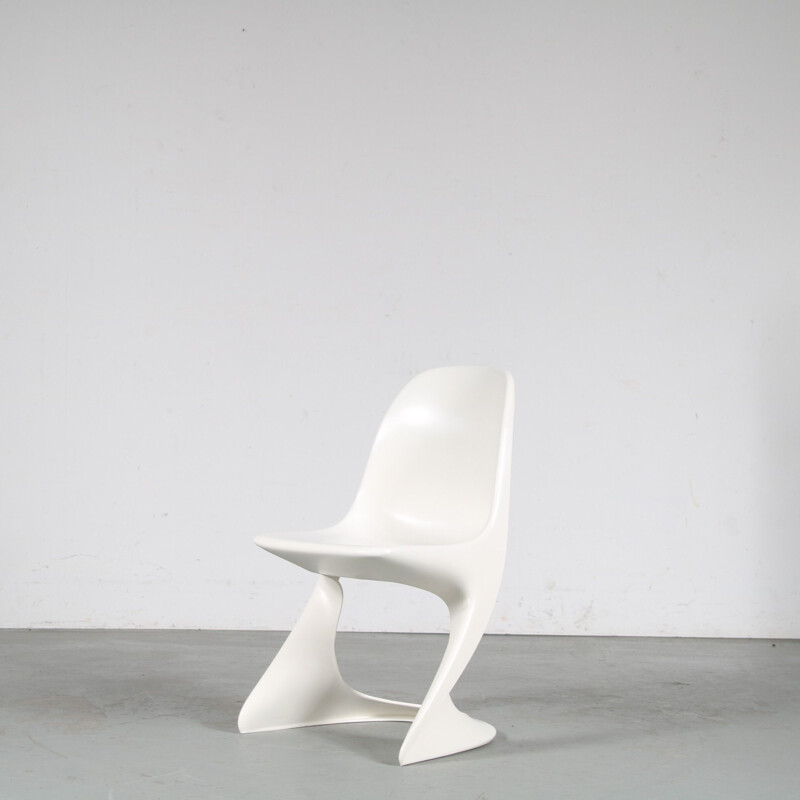 Chaise blanche vintage "Casalino" par Alexander Begge pour Casala,  Allemagne 2007
