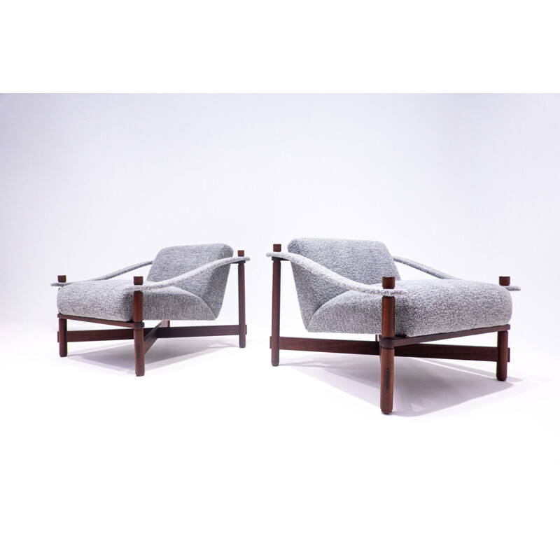 Paar vintage fauteuils van Raffaella Crespi, Italië 1960