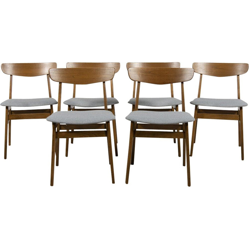 Set of 4 mid-century dining chairs by Farstrup Møbler, Denmark 1960s